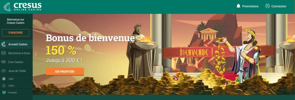 cresus casino, un casino en ligne de confiance