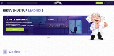 Madnix casino